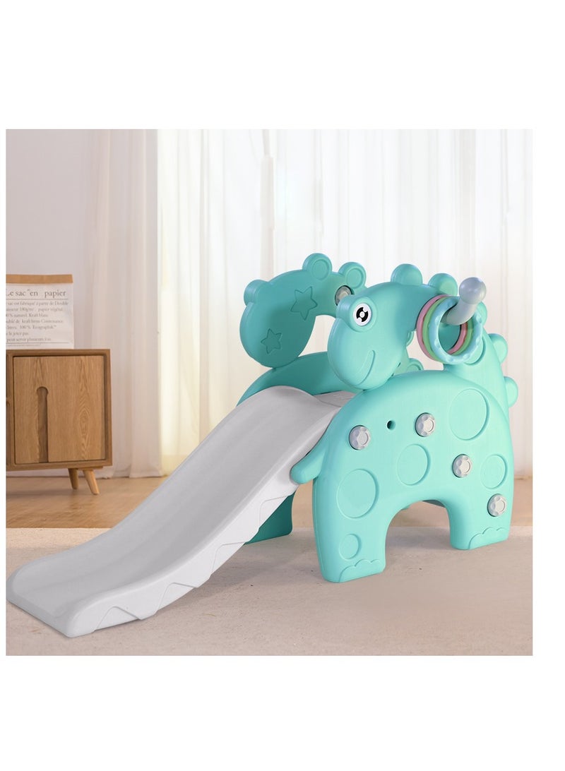 GOLD MANTIS Assorted Color Cartoon Playing Slide Toys - DIY Indoor Playground Set for Kids - Slide, Climbing Wall, Ball Pit - Educational Toy for Active Play and Development - Image 2