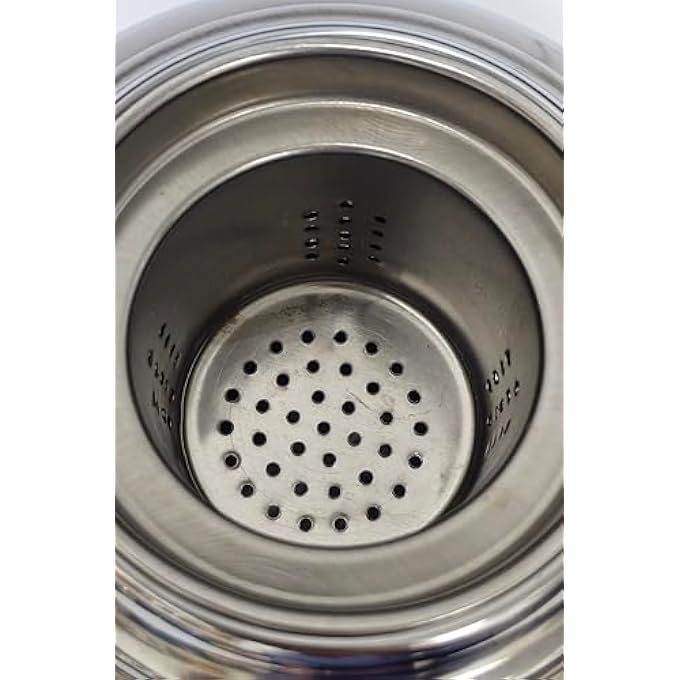 المنزل الذكي غلاية شاي مع غطاء ومقبض مقاوم للحرارة من الفولاذ المقاوم للصدأ للشاي والقهوة والماء الساخن مثالية للمنزل والمكتب والفندق سعة 15 لترًا - Image 3