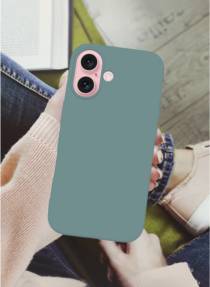 (for iPhone 16 Plus) Case, Slim Silicone Case, Full Covered Anti Scratch Shockproof Protective Cover - Image 3