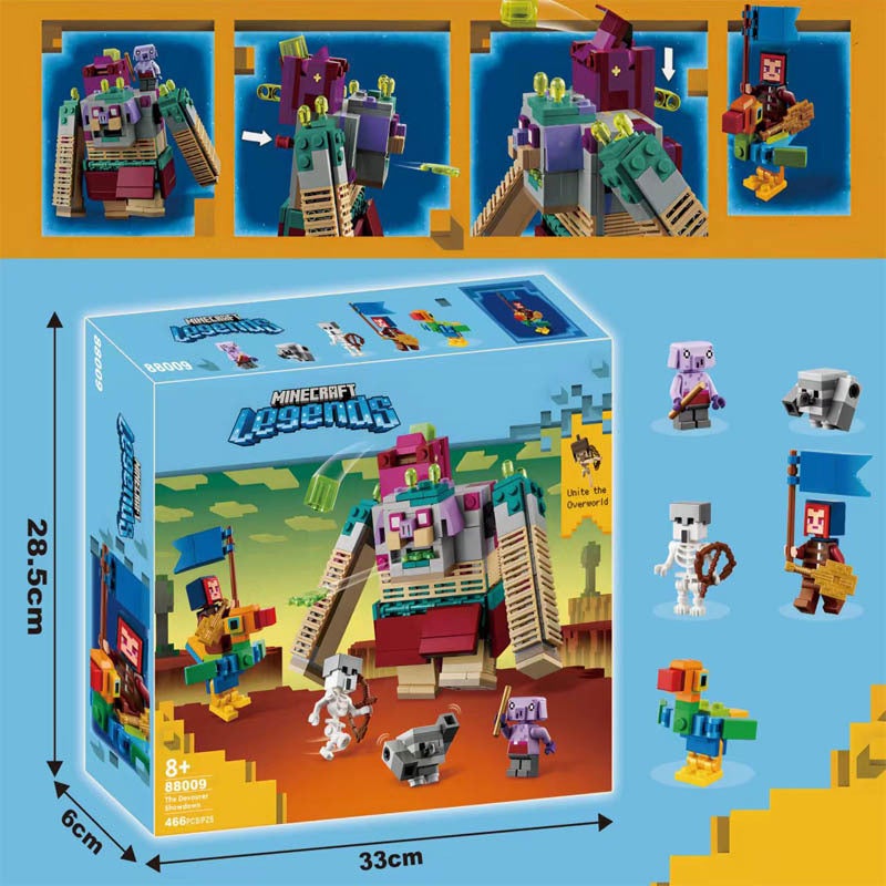 Minecraft Series Gluttony Pig Battle Building Blocks Toy for Boys - Image 4