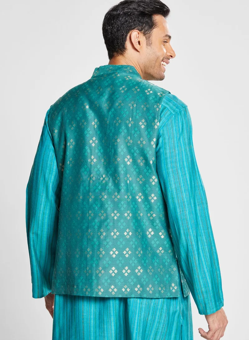 Fabindia Silk Nehru Jacket