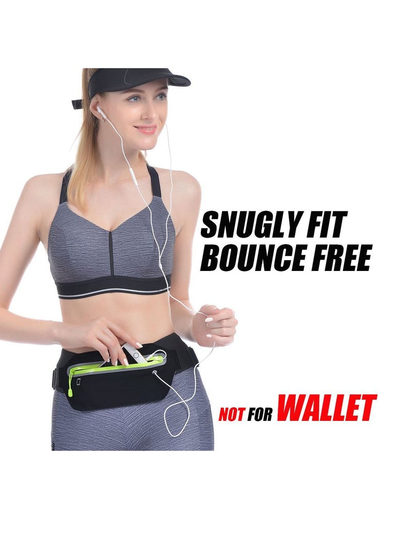 SYOSI Slim Running Belt for Women  Men, Running Waist Pack Phone Holder, Jogging Workout f anny Pack Runners Pouch Gear Accessories for iPhone 12 11 Pro Max XS XR 8 7 Plus Traveling Gift Style 1 - Image 2