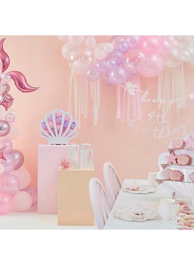 Ginger Ray Iridescent And Pink Mermaid Napkins - Image 4