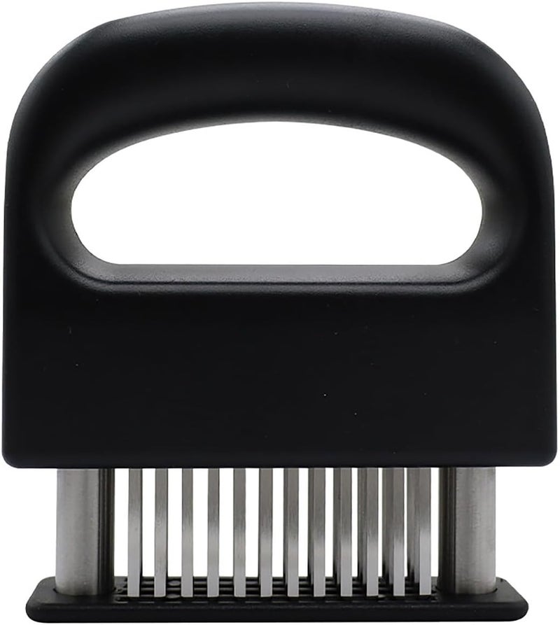 TURBID Meat Tenderizer with 48 Stainless Steel Ultra Sharp Needle Blades, Kitchen Cooking Tool Best for Tenderizing, BBQ, Marinade - Image 1