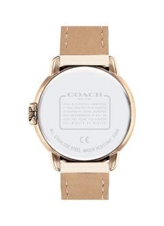 COACH Women's Analog Round Shape Leather Wrist Watch 14503609 - 36 Mm  - Image 3