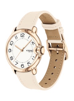 COACH Women's Analog Round Shape Leather Wrist Watch 14503609 - 36 Mm  - Image 1