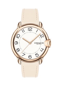 COACH Women's Analog Round Shape Leather Wrist Watch 14503609 - 36 Mm  - Image 2
