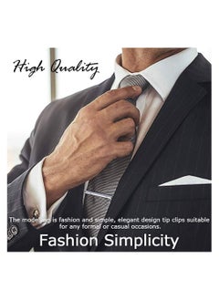 Generic 3-Piece Classic Tie Clips for man Business and Daily Life  - Image 4
