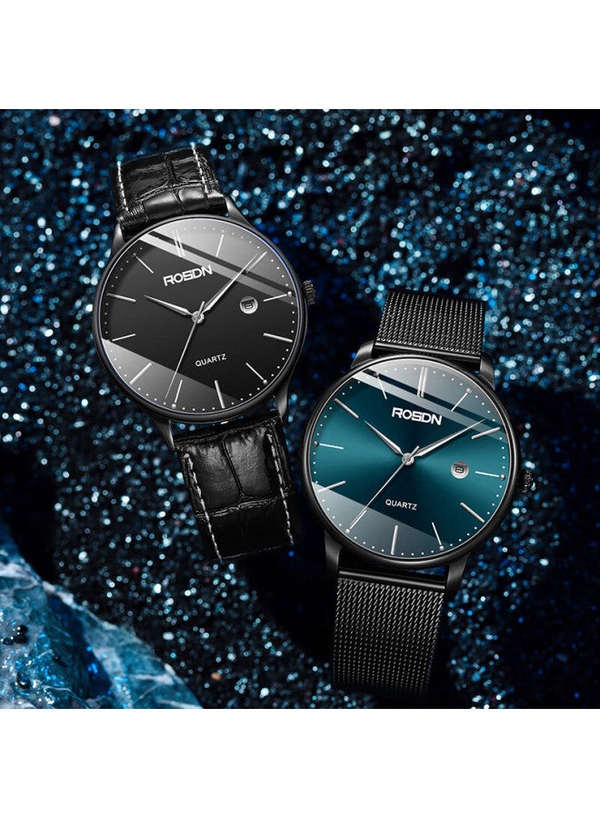 Rosdn Aurora Series Ultra-thin Men's Watch Simple Calendar Waterproof Men's Watch Top 10 Brands Holiday Gift For Boyfriend - Image 4