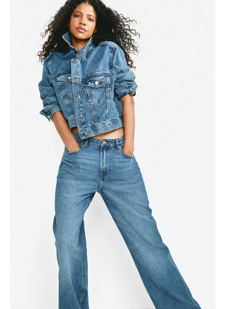 H&M Wide High Jeans