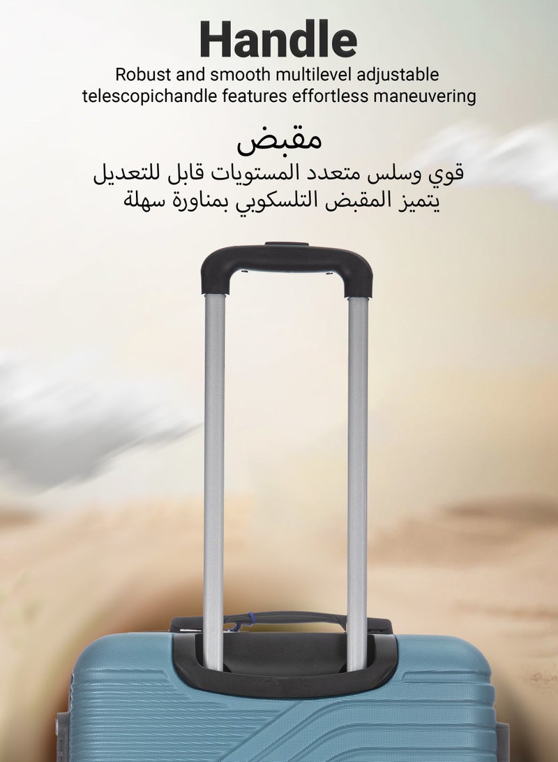 ستار لايف مجموعة حقائب سفر صلبة مكونة من 3 قطع بعجلات دوارة مقاس 20/24/28 بوصة - Image 2