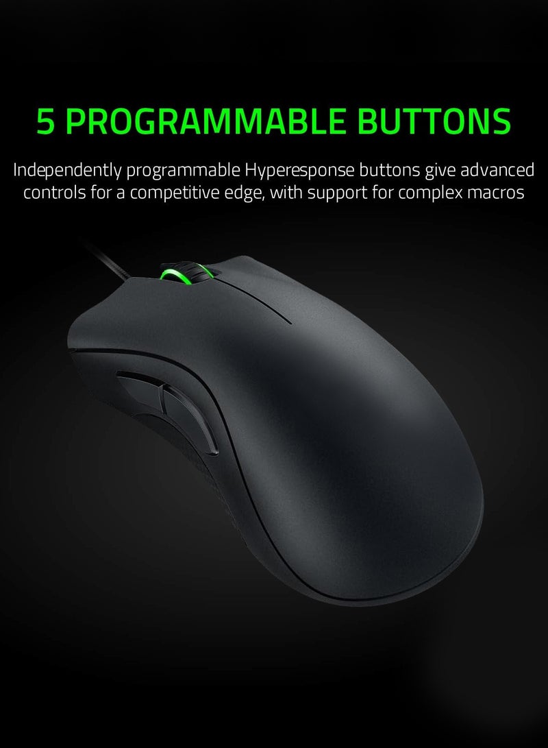 CATANES 2Packs High-Performance Gaming Mouse – Precision Optical Sensor, Ergonomic Design, and Customizable Buttons - Black Color - Image 2