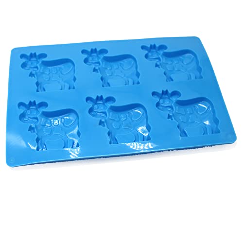 X-Haibei Dairy Cow Silicone Mold for Chocolate, Cookies, Candy, Jello, and Soap - 1.4oz per Cavity, Food-Grade, Easy Release, Perfect for Homemade Treats - Image 4