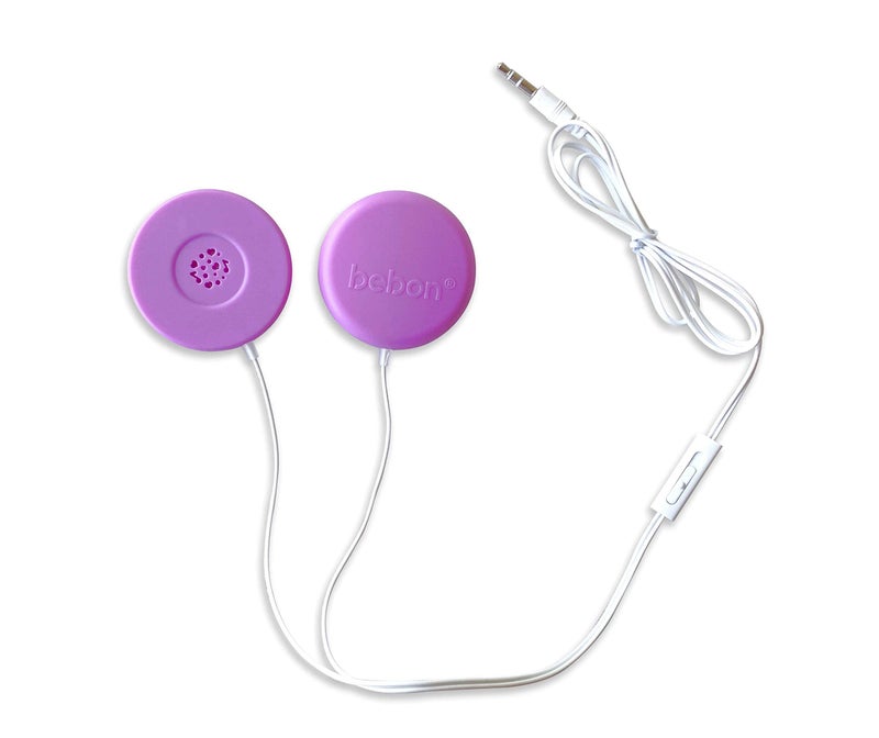 بيبون Baby-Bump Headphones – Plays and Shares Music, Sound and Voices to The Womb – Premium Baby Bump Speaker System – Including bebon Tunes APP (iOS and Android) (Purple) - Image 2