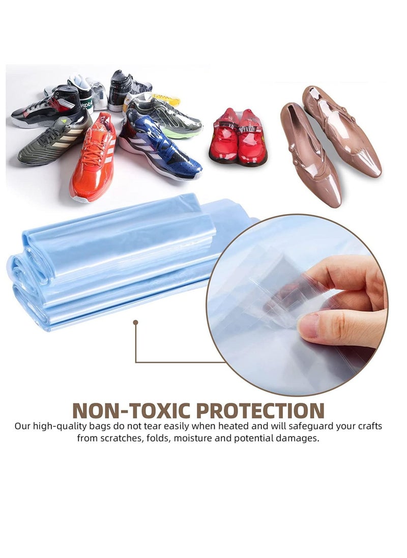 Generic Shrink Wrap Bags, PVC Clear Heat Sealer Bags, Seal Wrapping Supplies, Waterproof Odorless and Transparent, for Shoes Storage, Gifts, Remote Control, Books, DIY Crafts Packaging, 50pcs (30 * 50cm)  - Image 4