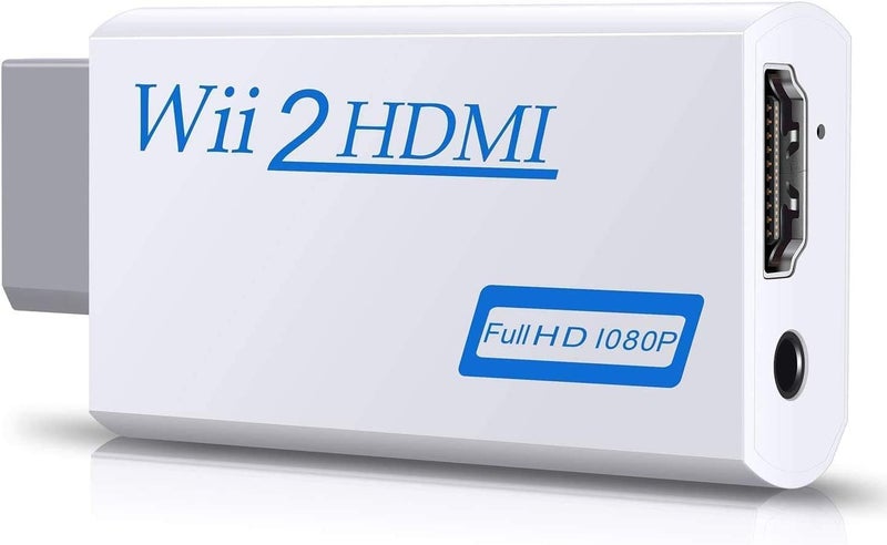 Microware HDSUNWSTD Wii to HDMI 1080P Converter Wii2HDMI Adapter 3.5mm Audio Video Output Full HD 1080P Output - Image 1