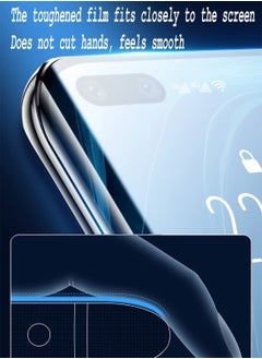 Homeosoobone Compatible Huawei Honor X9A 5G Case Anti-Slip Lychee Pattern Cover with 2 Tempered Glass Screen Protector Blue  - Image 5
