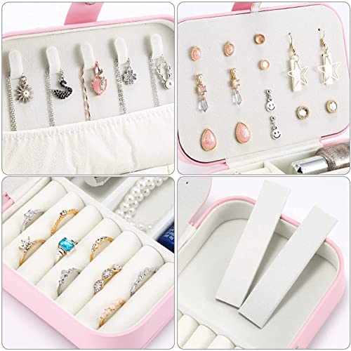 HSR Jewelry Box Necklace Earring Rings Jewelry Holder Case, Gifts for Girls Women - Image 3