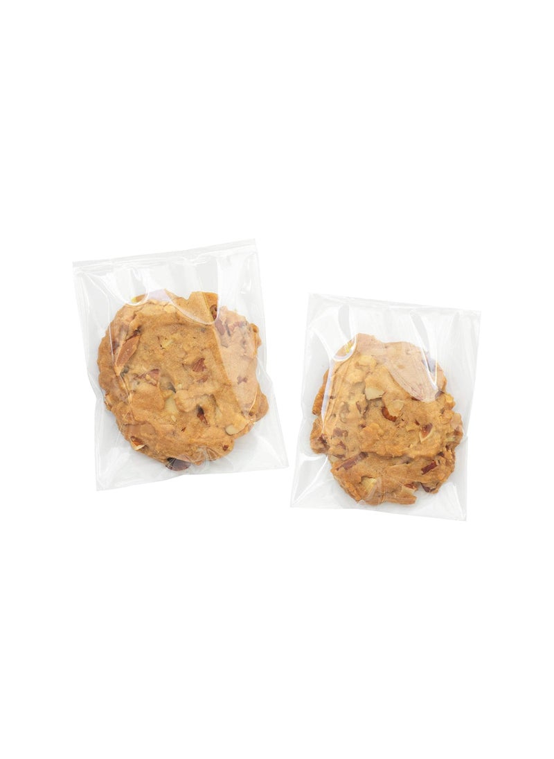 Party with Emma - Clear Self Sealing Cellophane Bags 4x6 Inches 200 Pcs Cookie Bags Resealable Cellophane Bag for Packaging Cookies Gifts,Favors Products Candy - Image 1