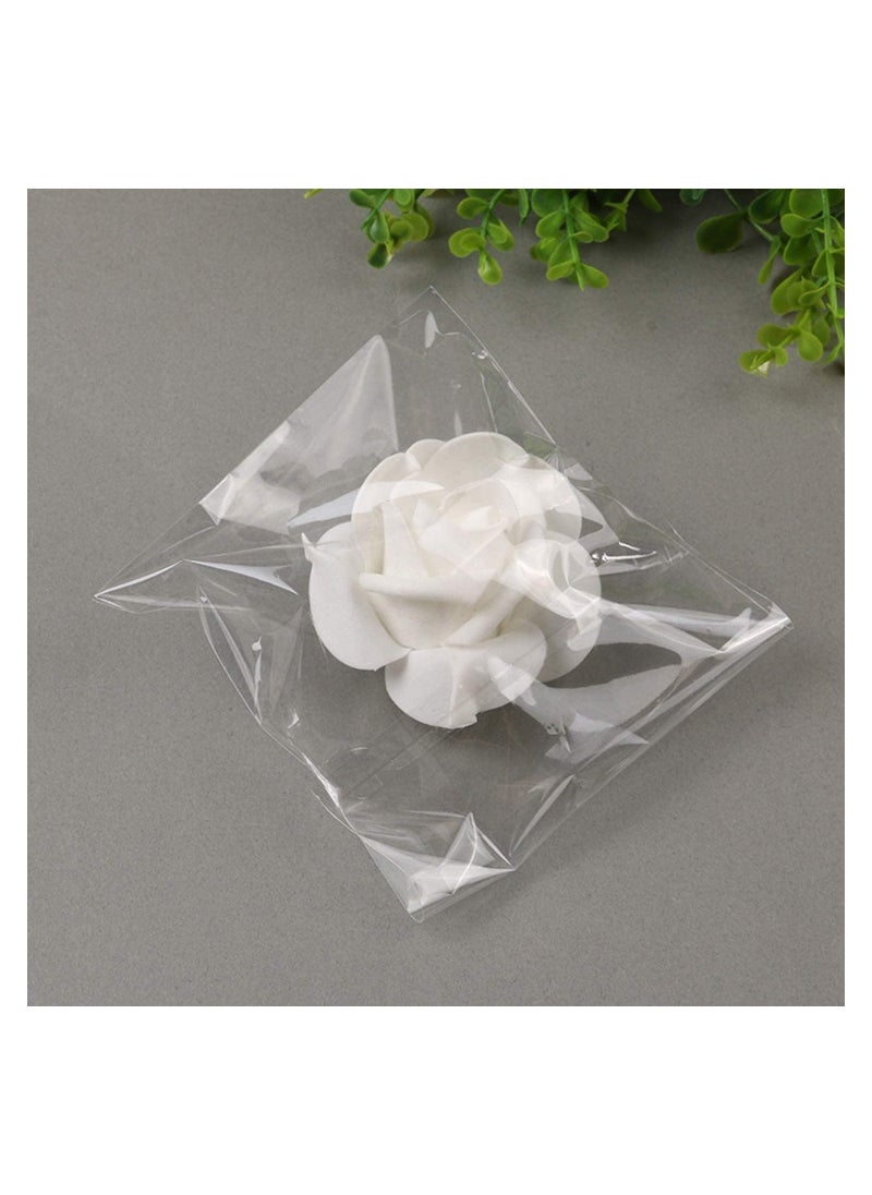 Party with Emma - Clear Self Sealing Cellophane Bags 4x6 Inches 200 Pcs Cookie Bags Resealable Cellophane Bag for Packaging Cookies Gifts,Favors Products Candy - Image 1