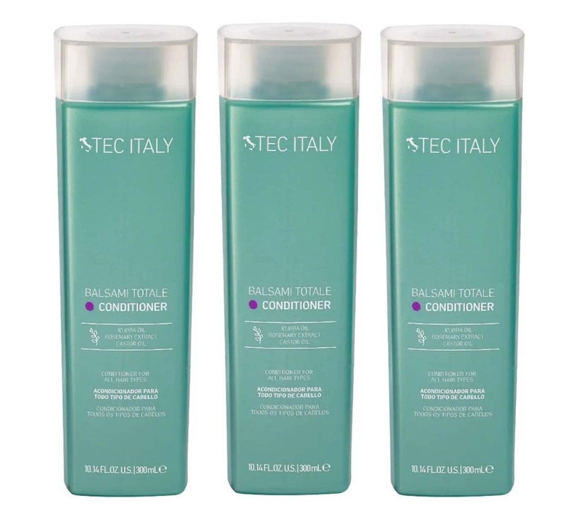 Tec Italy Balsami Totale Conditioner for All Hair Types - 300 ml (Pack of 3) - Image 1