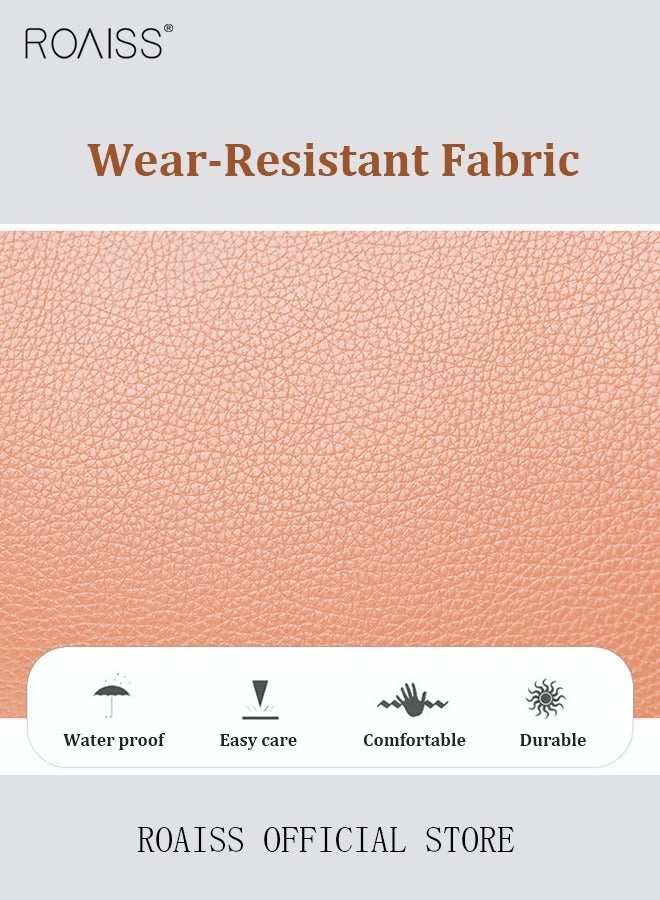 رويس حقيبة كتف نسائية من الجلد حقيبة يد نسائية أنيقة من الجلد الباتنت مقاومة للماء وحقيبة كتف نسائية بسعة كبيرة. - Image 5