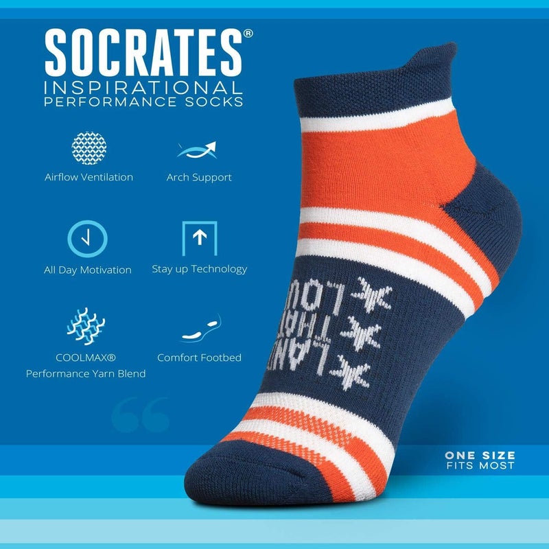 Gone For a Run Inspirational Ankle Socks for Women - Affirmation - Fun Running Socks - Runners Gifts & Motivation - Image 3