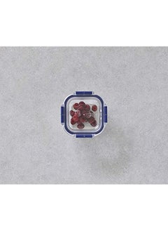 LOCK & LOCK Lock & Lock Airtight Glass Containers With Lid | Leak Proof, Transparent Glass Storage Container For Kitchen | Microwave & Freezer Safe| Food Storage Meal Containers Organizer - Square, 300 ml  - Image 3
