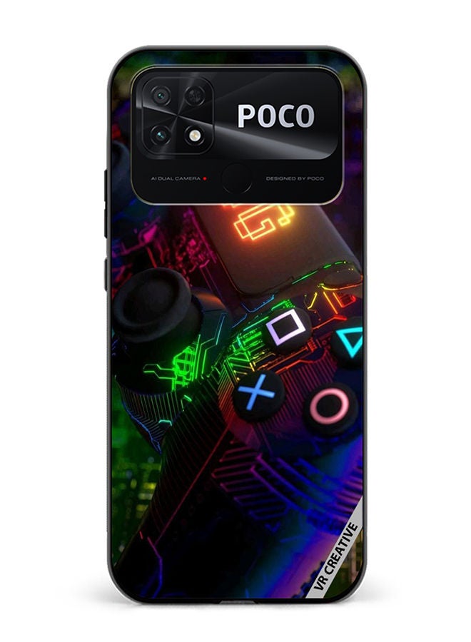 VR CREATIVE Protective Case Cover For Xiaomi Poco C40 Gaming Design Multicolour - Image 1