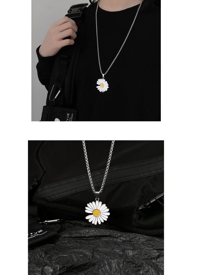 Titanium Steel Necklace Hip Hop Necklace, Length 60CM - Image 3