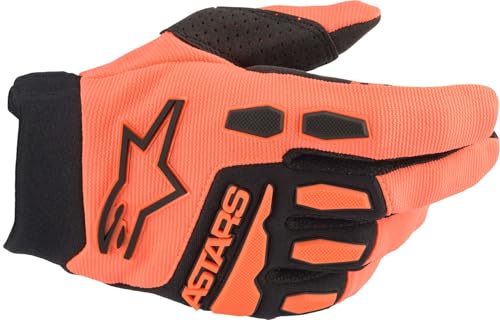 Alpinestars Youth Kids Full Bore Gloves OrangeBlack Ym 354362241M - Image 1