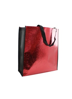 Non Woven Fabric Bag 34.5x12x38Cm.Red Color