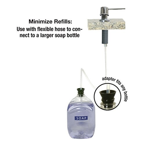 Danco 10037 Soap Dispenser with Straight Nozzle, 1 Pack, Chrome - Image 5