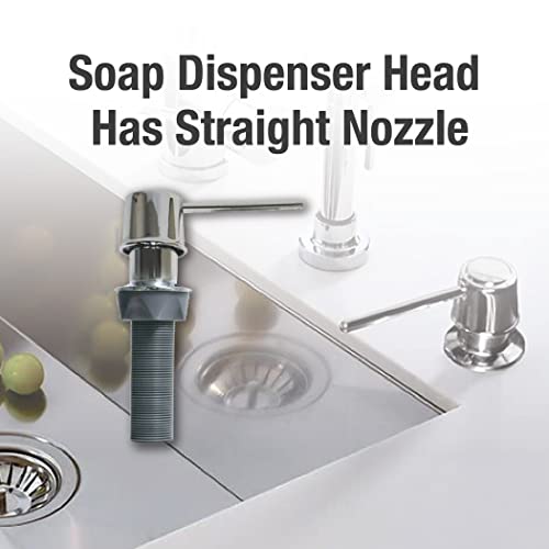 Danco 10037 Soap Dispenser with Straight Nozzle, 1 Pack, Chrome - Image 3