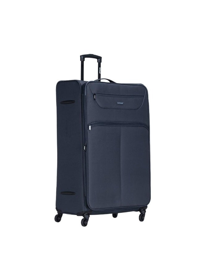 VIPTOUR 4-Piece Fabric Softside Luggage Set with 360° Spinner Wheels & Number Lock – Durable Polyester Travel Trolley Bag (20’’ / 24’’ / 28’’ / 32’’) - CHARCOAL - Image 3