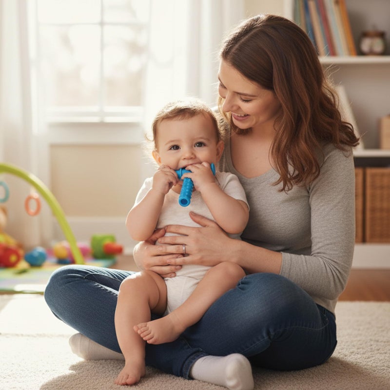 Chewy Tubes, 1 Blue (Large) Chewy Tube - Pediatric and Adult Sensory Treatment Tool - Image 2