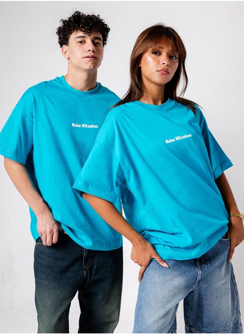 In Your Shoe - Make Mistakes Printed Oversized Tee - Image 1
