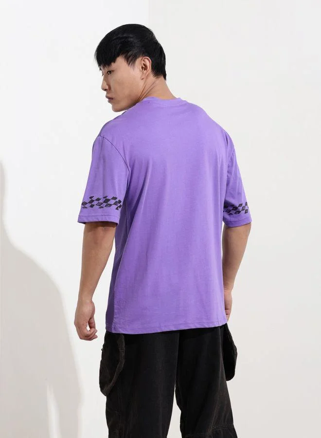 ذا انديان كراج كو Men Boxy Fit Scooby-Doo Printed Crew Neck Half Sleeves T-Shirt