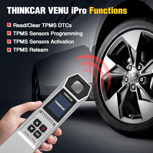 THINKCAR VENU-i Pro TPMS Programming Tool Tire Pressure Detector Diagnose/Activate/Relearn/Program Sensors, Work with Thinkdiag/THINKCAR Tablet Scanners/Kingbolen K Series OBD2 Scanner Upgrade of THINKTPMS G2 - Image 2