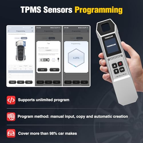 THINKCAR VENU-i Pro TPMS Programming Tool Tire Pressure Detector Diagnose/Activate/Relearn/Program Sensors, Work with Thinkdiag/THINKCAR Tablet Scanners/Kingbolen K Series OBD2 Scanner Upgrade of THINKTPMS G2 - Image 4