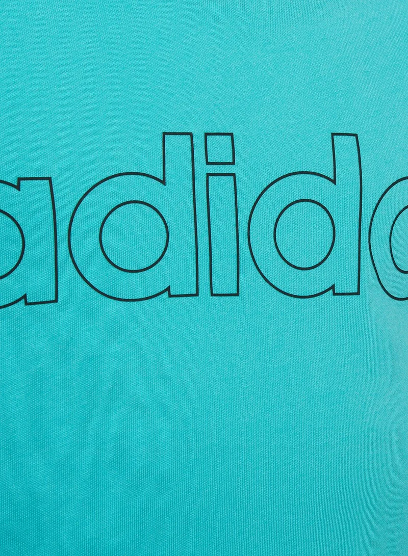 adidas تيشيرت مزين بعلامة الماركة