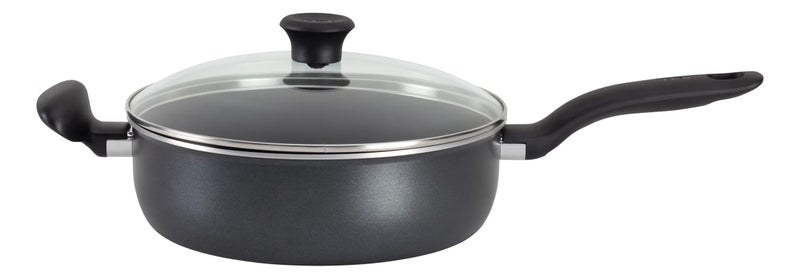 T-fal Initiatives, 18 Piece Non-Stick Cookware Set, Black, B208SI84 - Image 5