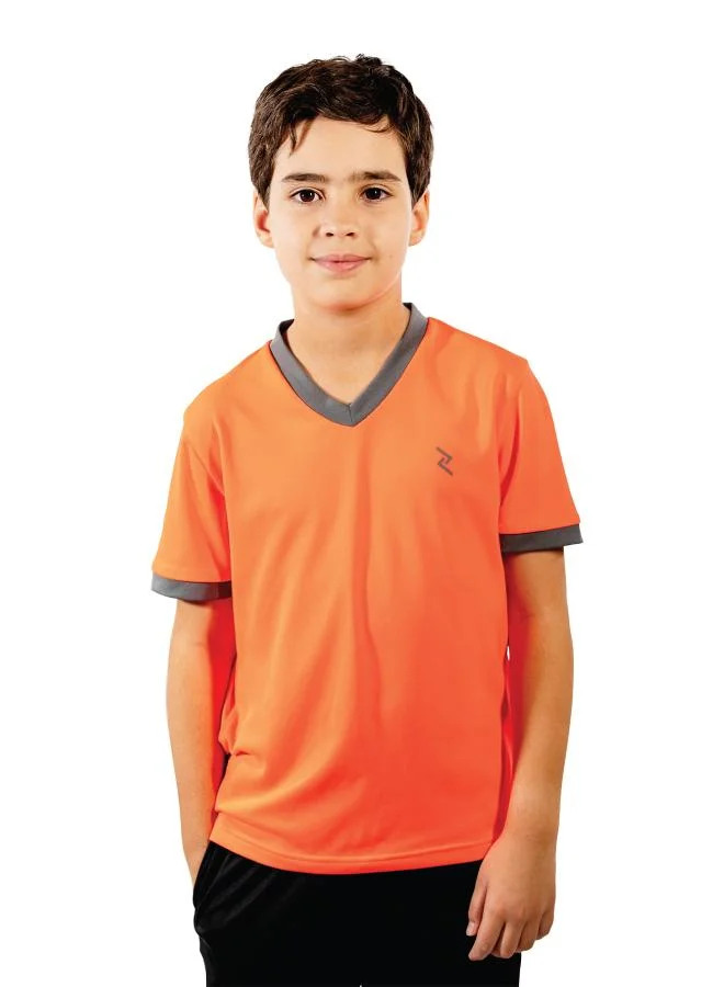 زيسي Boy's V-neck Short Sleeve T-Shirt