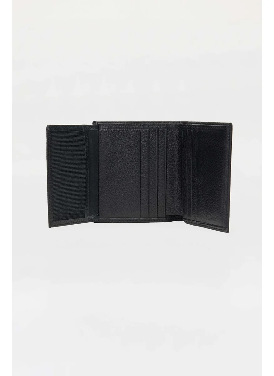 Tudors Genuine Leather Men's Black Wallet