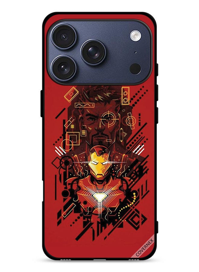 Covernex Apple iPhone 17 Pro Protective Case Cover Iron Man Art - Image 1
