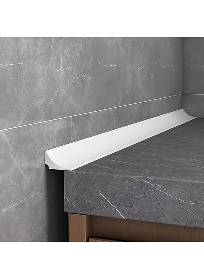 White Waterproof Silicone Tape 3m Self Adhesive Shower Splash Guard Kitchen Seal - Image 3