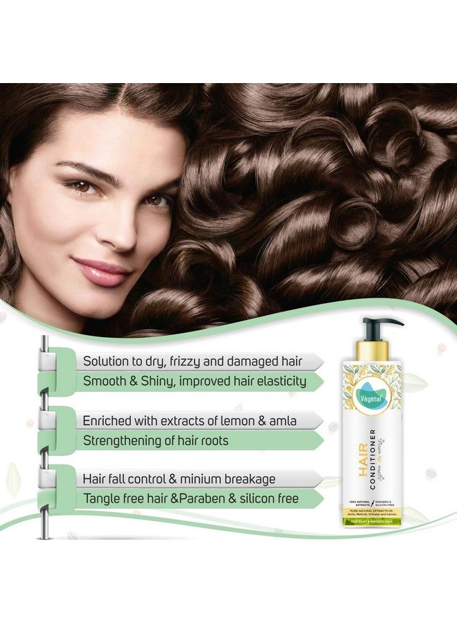 Vegetal Hair Conditioner 200 Gms - Made Of 100% Natural Bio-Active Extracts Of Amla, Shikakai & Lemon- Free Of Parabens , Silicon & Harmful Chemicals - Image 4