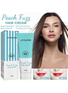 Hair Removal Cream, Natural Peach Fuzz Removal Cream, Gentle Non-irritating Facial Hair Remover, Sensitive Hair Removal Cream for Delicate Areas of the Face - pzsku/ZC1E2946C93BD71852CCEZ/45/_/1739794426/303443ce-e95d-4158-8532-416ddf623da1