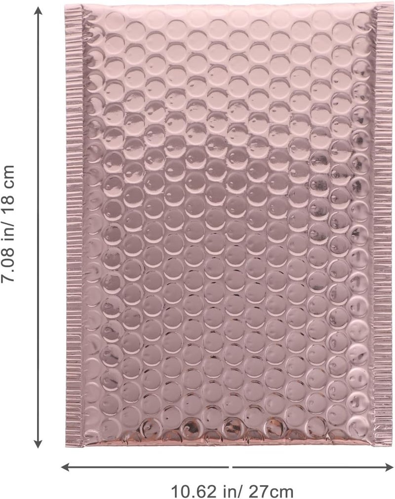 Rose Colored Padded Mailers 27x18cm Shockproof Self-seal Mailing Envelopes for Small Parcel Shipping and Express Packaging - Image 2