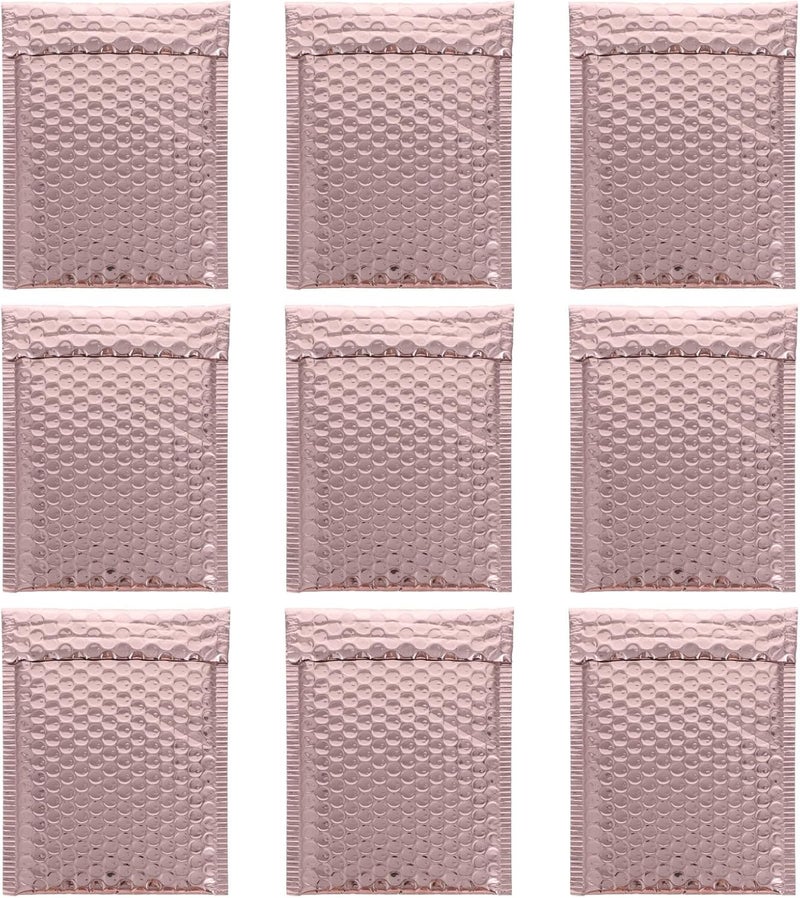Rose Colored Padded Mailers 27x18cm Shockproof Self-seal Mailing Envelopes for Small Parcel Shipping and Express Packaging - Image 1